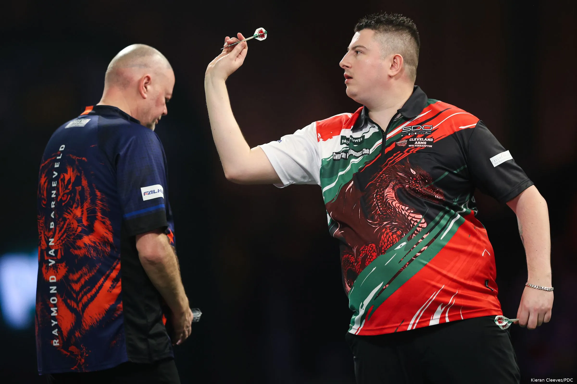 Bye bye Barney! Nick Kenny batters belowpar Van Barneveld to set up